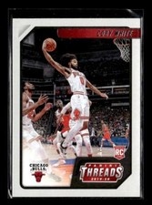 2019-20 Panini Chronicles #95 Coby White Threads Rookie Chicago Bulls
