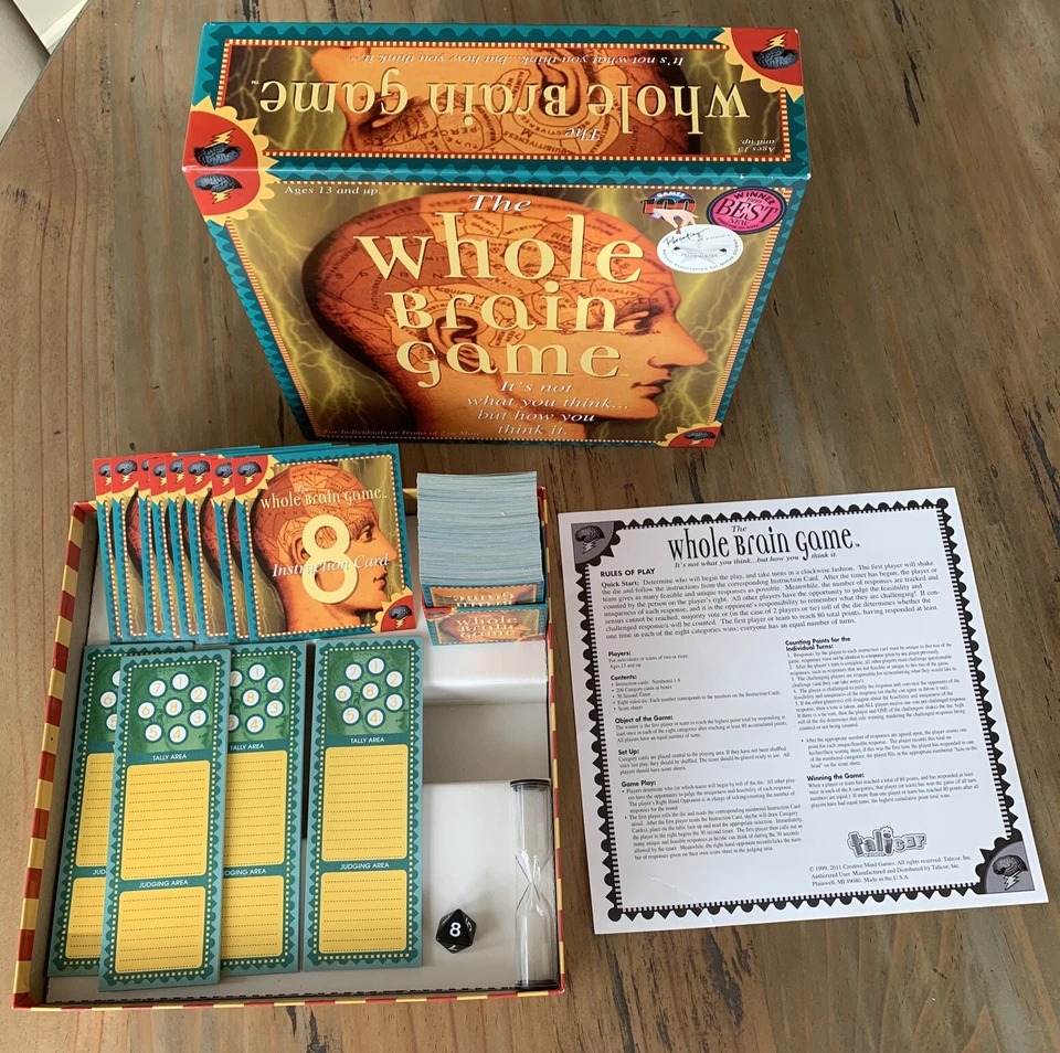 Complete 2011 Whole Brain Game – It’s Not What You Think, But How You Think It. - Image 3 of 3