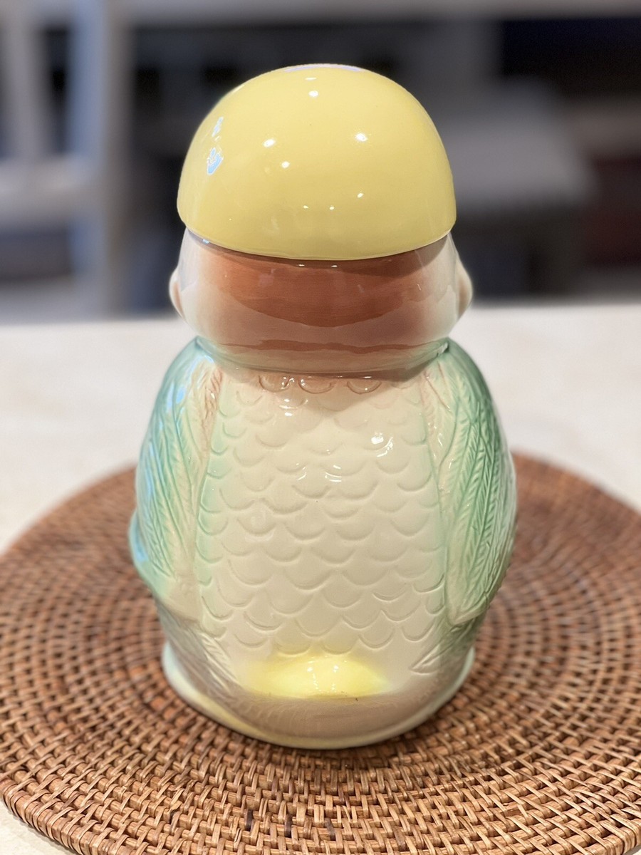 Vintage Owl Bird Cookie Stories Jar #359 Robinson Ransbottom