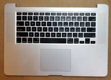 MacBook Pro 15" A1398 2013 Top Case Keyboard Battery Hold 89 TrackPad