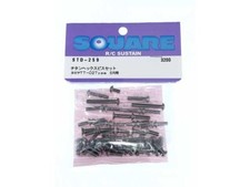 Jeu de vis hexagonales carrées STD-259 en titane pour Tamiya TT-02 type SR