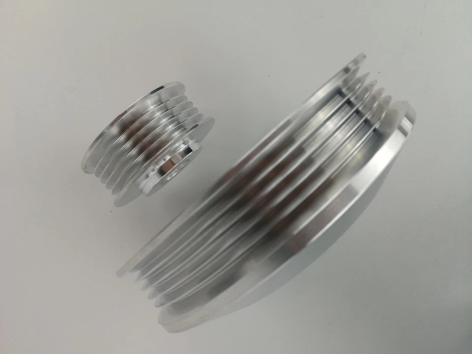 Lightweight Pulley Kit fit Toyota Supra 7MGTE 7M-GTE 86-92 Polished 4pcs - Изображение 4 из 4