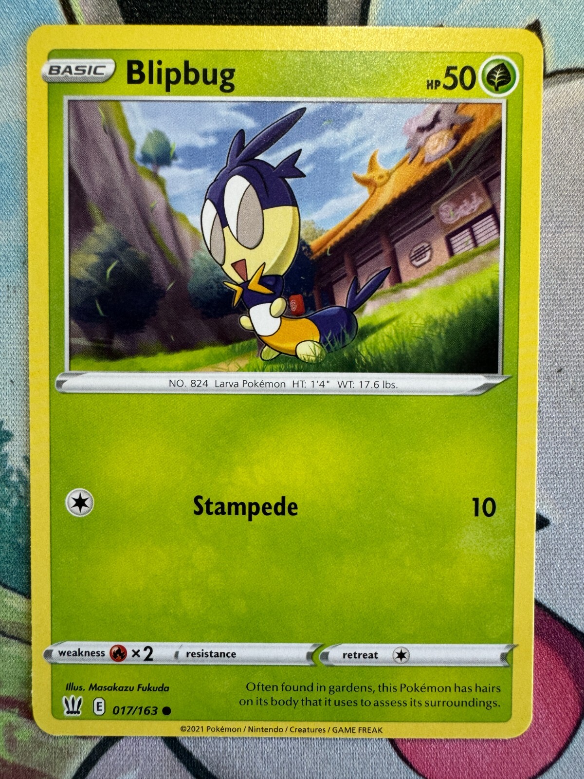 Blipbug Non-Holo English Pokemon TCG Card BKJ190 Rare Collectible