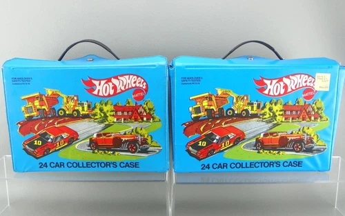 Vintage 1980 Hot Wheels Redline 24 Car Collectors Storage Case 8227 Lot w/ Trays