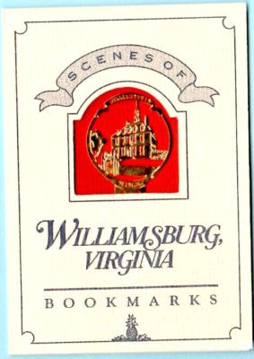 Williamsburg Virginia 24ct K Gold Bookmark Governor's Palace Pineapple US Metal
