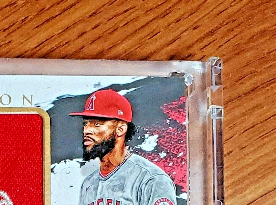 Jo Adell - ROOKIE - Topps Inception - Player-Worn Jumbo Hat Patch RPA /5  ANGELS - Image 3 of 4