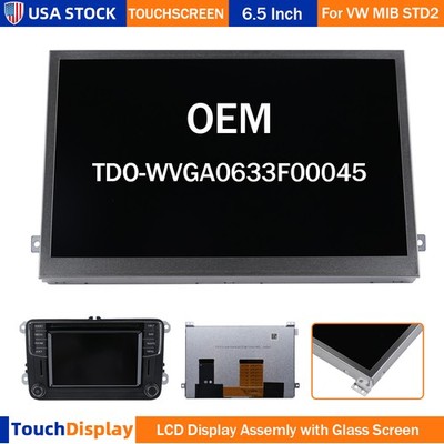 OEM TDO-WVGA0633F00045 6.5'' LCD Display Assembly Screen For VW MIB STD2 680 NAV