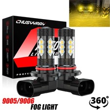 NEW LED Fog Driving Light Bulbs 4500K Yellow Kit For Toyota Solara 2004-2006