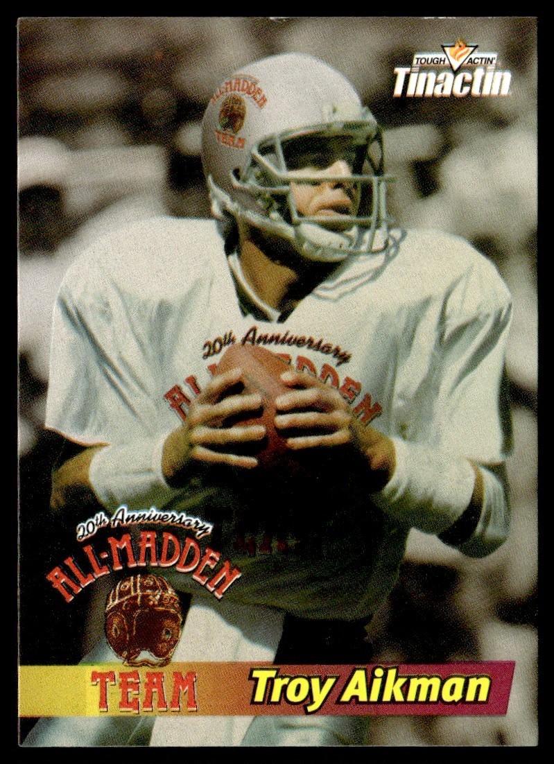 2005 Tinactin All-Madden Team Troy Aikman Dallas Cowboys #NNO