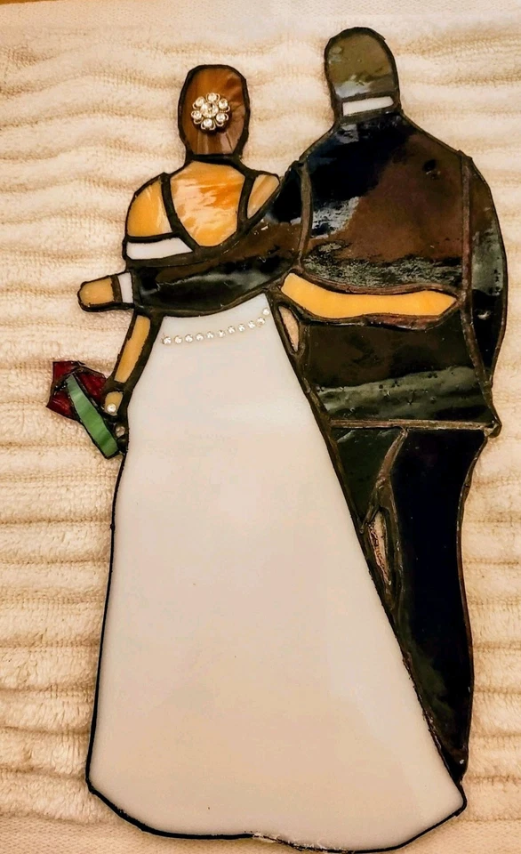 Vidrieras recuerdo de novia y novio Foto 2 de 3