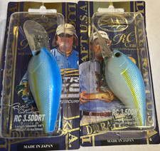 2 NEW Packs LUCKY CRAFT Discontinued RICK CLUNN RC 3.5 DD RT CRANKBAITS Citrus