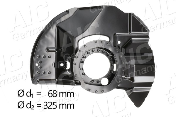 Spritzblech Bremsscheibe AIC 56409 Aluminium FüR BMW 3Er E46 Touring Compact Z4-image