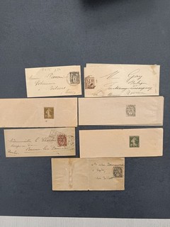 timbres entiers postaux bandes journaux