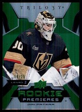 2023-24 Upper Deck Trilogy Green Jiri Patera 19/25 Vegas Golden Knights #168