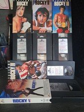 ROCKY I,II,III,IV,V VHS Original Vintage Release series lot