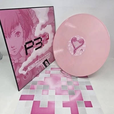 Persona 3 Portable Vinyl Soundtrack LP Pink Color P3 Anime OST P3P Atlus iam8bit - Image 1 of 4