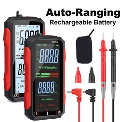 Digital Multimeter, FS899L Multimeter, USB Rechargeable Digital Multimeter