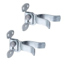 VIVIDA 1-5/8" Flat Back Wall Mount Gate Latch, Gate Fork Latch, 2 PCS