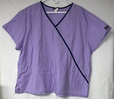 Women's Scrub Top Purple size 2XL Cherokee