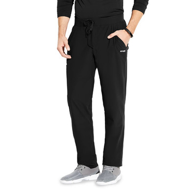 GREYS ANANTOMY EDGE MENS 5 POCKET CARGO SCRUB PANTS IN BLACK ALL SIZES # GEP002