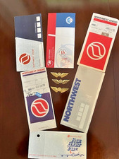Vintage Northwest  Airlines   Wings(3), Ticke...