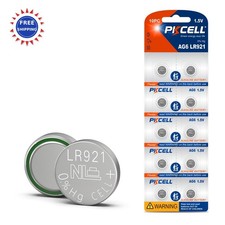 Watch Batteries 10 Pack AG6 SR920SW PKCELL Battery Button