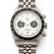 TUDOR Black Bay White Men's Watch M79360N-0014 April 2026 with partial stickers