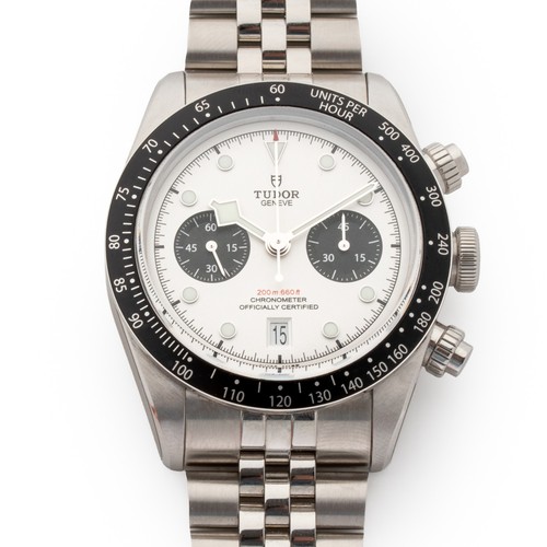 TUDOR Black Bay White Men's Watch M79360N-0014 April 2026 with partial stickers