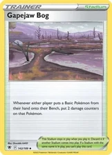 Gapejaw Bog - 142/189 - Uncommon - Reverse Holo - Lightly Played