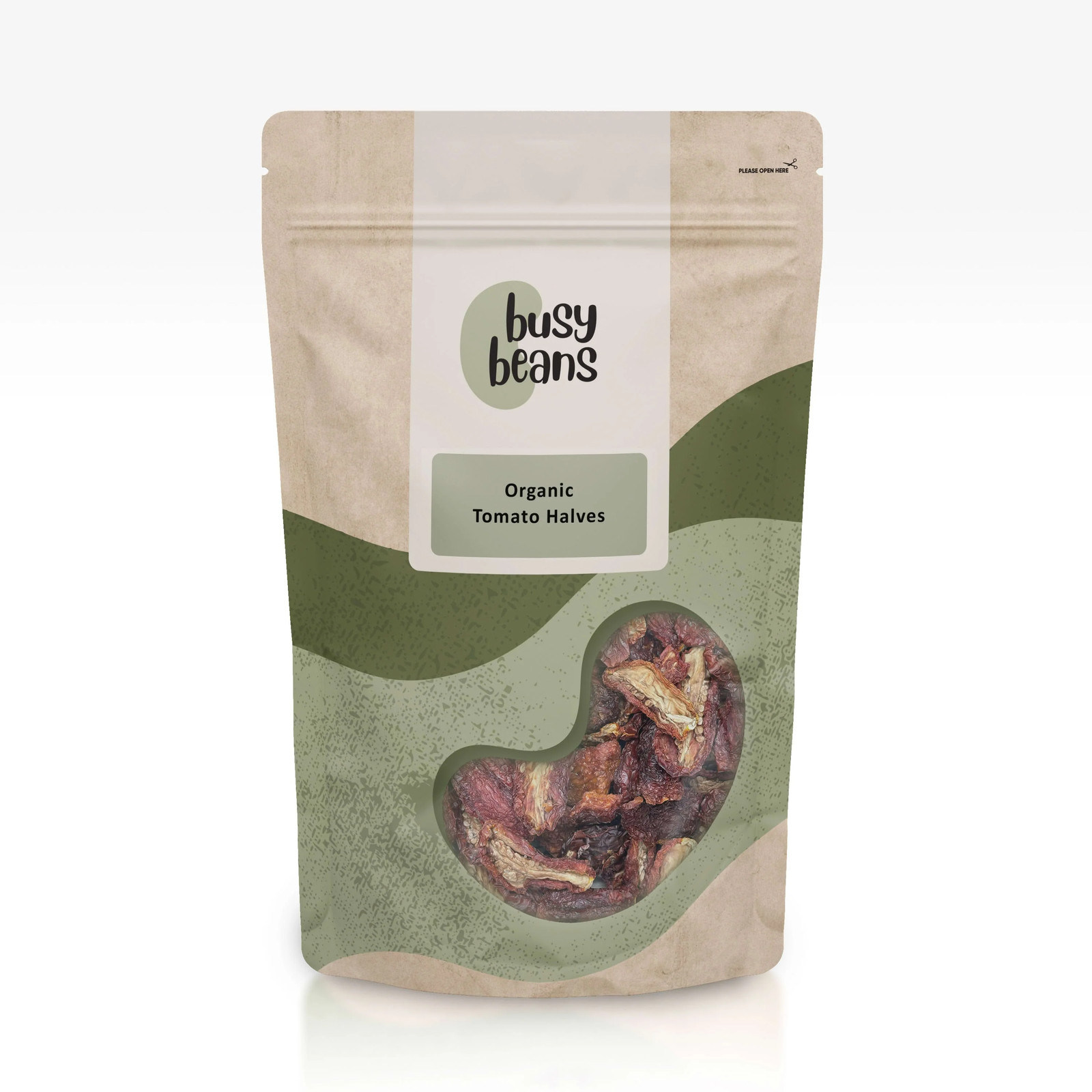 Organic Sun Dried Tomato Halves -Certified Organic- by Busy Beans Organic (1kg)
