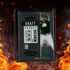 2020 Panini Contenders Yoan Moncada Draft Ticket Green 153/299 #56