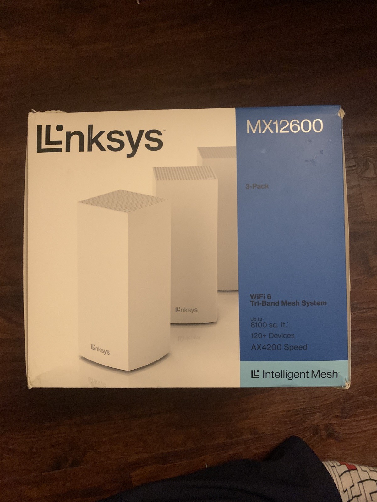 Linksys MX12600 Velop AX4200 Tri-Band Mesh Wi-Fi 6 System MX12600 (set of 3)