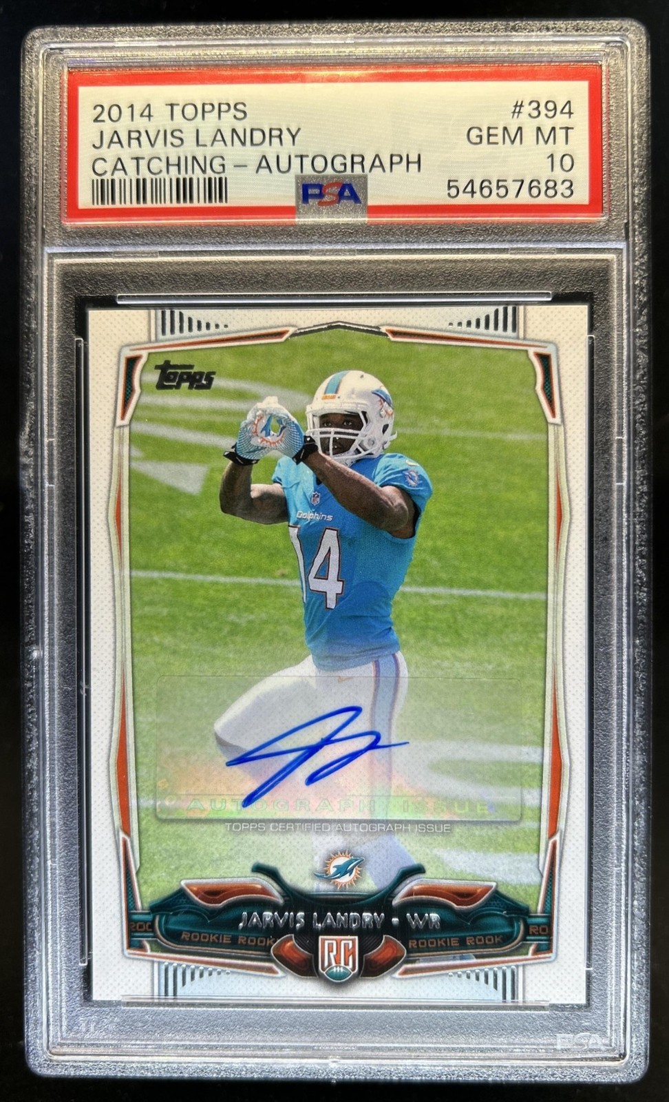 Jarvis Landry Topps #394 Catching-Auto