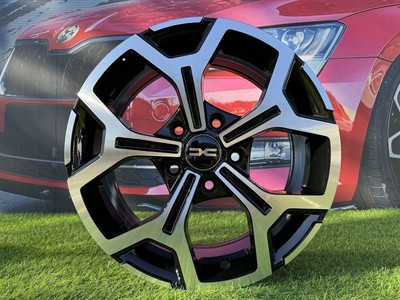 4X 16 Inch 5X114.3 Dacia Duster Style Black Polished Wheels: Fits