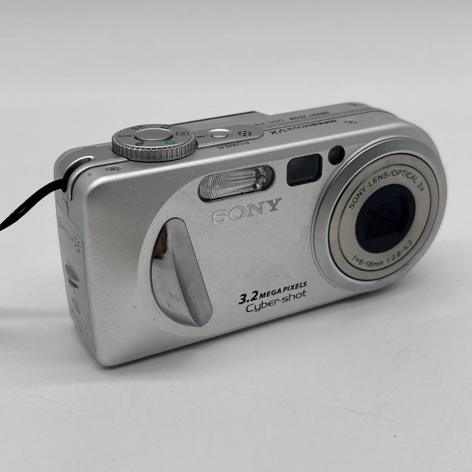 Sony Cyber-shot DSC-P8 3.2MP Digital Camera - Silver Untested - Image 2 of 4