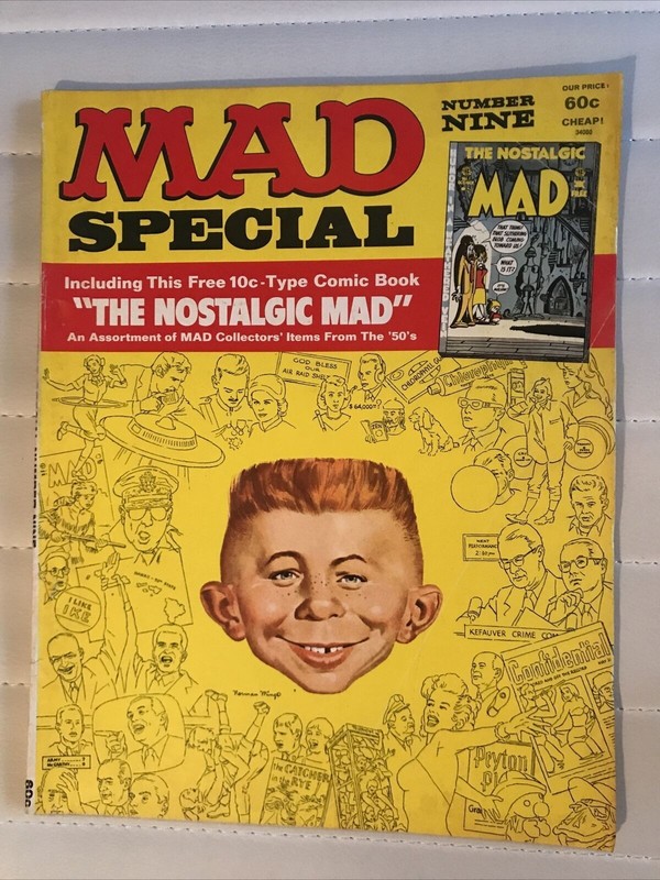 MAD Magazine Special Number Nine - The Nostalgic Mad Comic Included VG