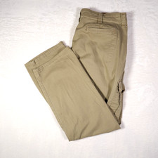 Wrangler Relaxed Fit Men's Cargo Pants Beige Flat Front 38x30 Cotton