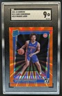 2021-22 Panini Donruss Cade Cunningham Holo Orange Laser RC #211 Pistons SGC 9