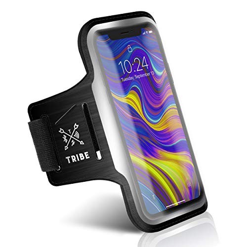 Running Phone Holder Armband. iPhone & Galaxy Cell Phone Sports Arm Bands for - Picture 2 of 7