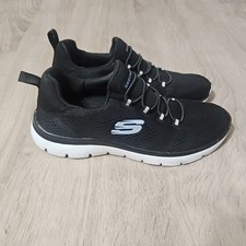 Skechers Ladies' Size 6 Black Summits Women's Slip-On Sneaker Shoes