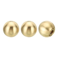 20mm Ball Lamp Finials Caps Knob, 3 Set Brass Lamp Shade Decoration
