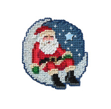 MILL HILL Winter Holiday Christmas ORNAMENT Bead Cross Stitch Kit SLEEPY SANTA