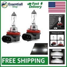 Durable 2 PCS H8 Halogen Bulbs - Quartz Light, All-In-One for Easy Installation