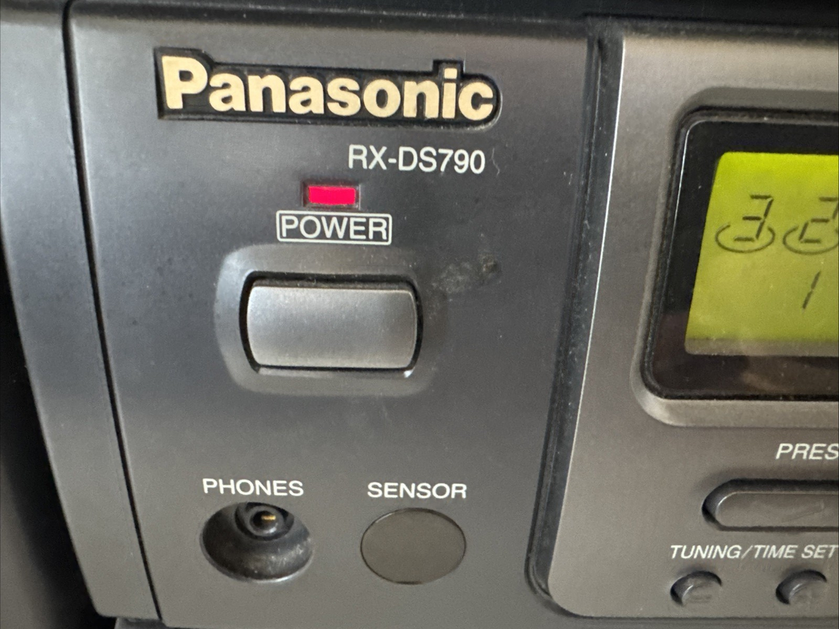 Panasonic S-XBS, RX-DS790, 3 CD Player, Cassette Tape, AM/FM
