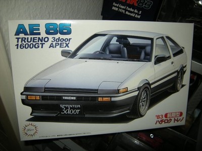 1:24 Fujimi Toyota AE 86 Trueno 1600 GT APEX 3Door in OVP