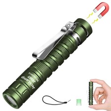 AAA Battery EDC Flashlight, 550 High Lumens Magnetic Flashlight with Clip, 4 ...