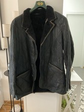 Sehr hochwertige schwarze Lederjacke von Christ in Größe 54