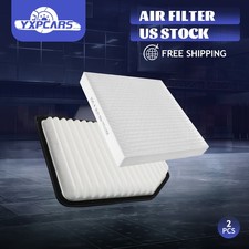 1x Engine & 1x Cabin Air Filter Set For 2011-2017 Jeep Wrangler 2018 Wrangler JK