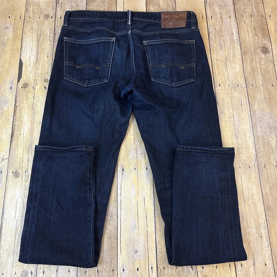 Pantalones de mezclilla con ribete American Eagle calce ajustado para hombre 32X36 (35X34) Foto 3 de 4