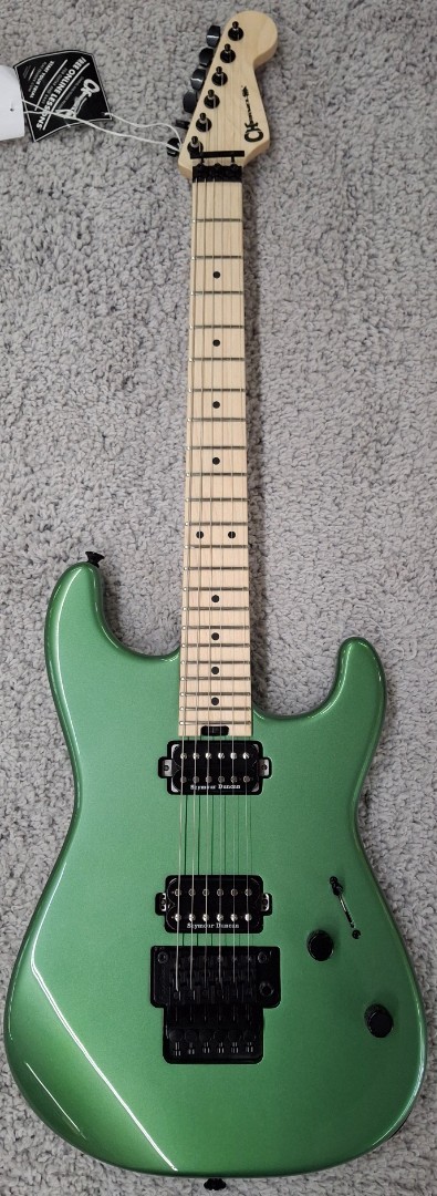 【ジャンク品】Charvel San Dimas グリーン Charvel Pro-Mod San Dimas Style 1 HH FR , Maple Fingerboard